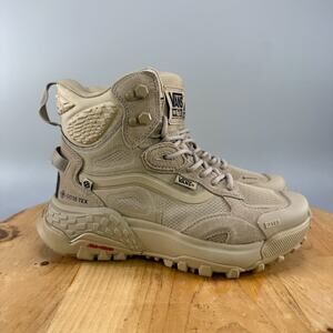 Vans MTE Crestline Gore-Tex Women Size 7 Shoes Hiking Boots Khaki Brown Tactical